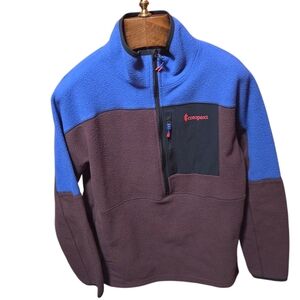 Cotopaxi Womens Abrazo Half Zip Fleece Jacket Blue Size XL